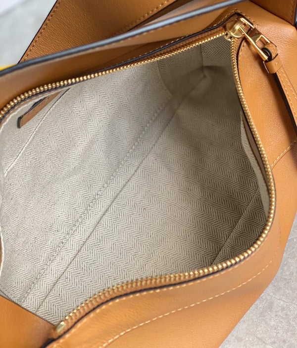 LOE Puzzle Hobo 29cm in Classic Brown Calfskin 274280