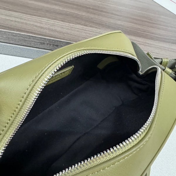 Loewe Classic 32cm Waist Bag Green Calfskin Leather 274660