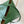 LOE 31 Medium Puzzle Fold Tote In Amber Hunter Green Glossy Cowhide 274319