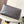 LOE 31 Medium Puzzle Fold Tote In Asphalt Grey Coffee Glossy Cowhide 274317