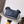 Loewe Ola Handbag Medium 26cm in Blue Silver Calfskin Leather 274228