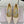 Jimmy Choo Classic Diamond Chain Point Toe High Heels Champagne Glitter Sheepskin 573546