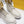 Fendi Martin Boots with Metal Buckle Ivory White in Cowhide 576793