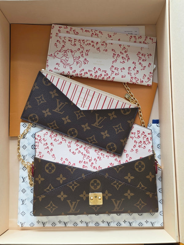 LV Cat Chain Bag Brown Monogram Canvas 274998