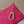 LV Key Pouch S Rose Red PVC Fabric with Leather 275142