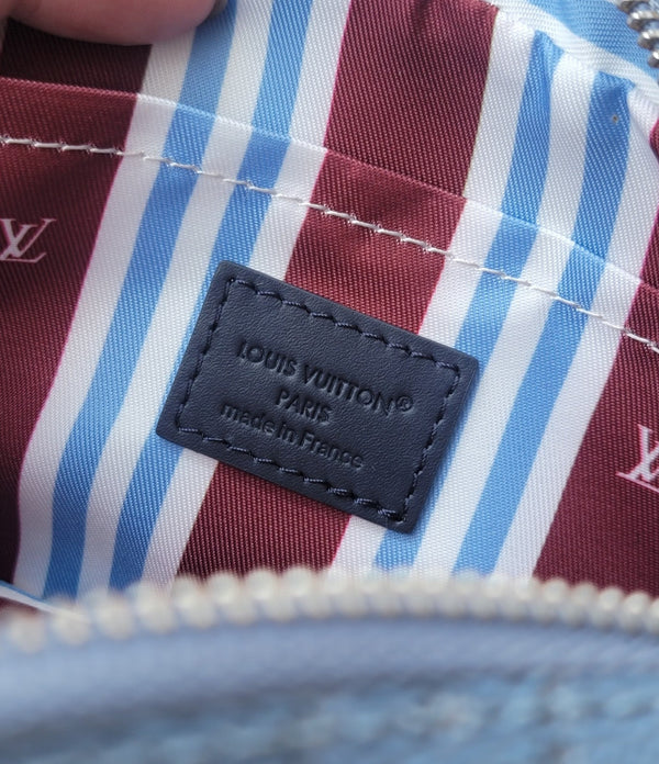 LV Trocadero Mini Handbag Blue in Monogram Canvas 275384