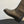 Maison Margiel 25ss Cool Square Toe Tall Riding Boots Dark Gray Glossy Leather 580414