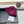 Moncler Cute Bunny Fur Heart Pearl Fisherman's Hat in Burgundy 980324