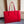 Celine 26 New Smiley Face Red Bag in Cowhide 276209
