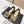 Chanel 26 Tiger Print Brown Black Ballet Flat in Sheepskin Wool 591377
