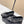 Chanel 26 Tiger Print Gray Black Ballet Flat in Sheepskin Wool 591375