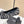 Chanel 26 Tiger Print Gray Black Ballet Flat in Sheepskin Wool 591375