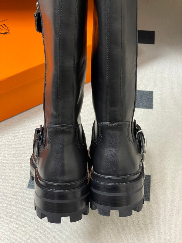 HM JAIME BOOT IN BLACK CALFSKIN