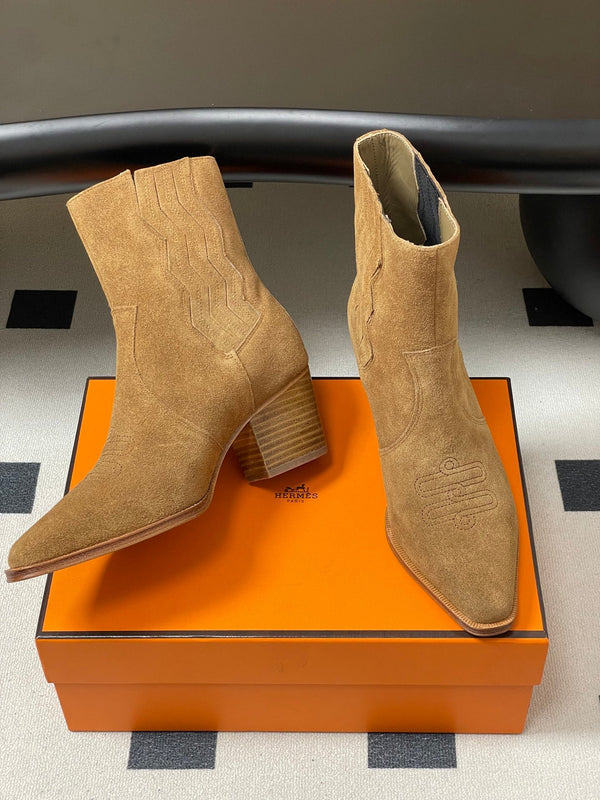 HM Lissa Chelsea Boots 70 Brown in Suede 593781