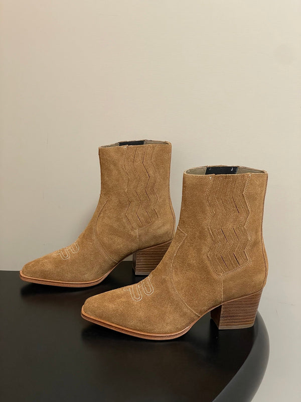 HM Lissa Chelsea Boots 70 Light Brown in Suede 593785