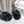 Loewe 25SS Fur-lined Mule 100 Black in Fox Fur 597440