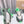 Loewe x on Angpao Couple Running Sneakers Khaki Green Nylon Calfskin 597422