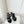 Chanel 26 Turnlock 40 Black Sandal Mule in Lambskin 597396