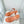 Chanel Cruise 26 Sandal 70mm Orange Lambskin 597355