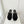 CC 26 Sandal 90 Black Rhinstone Deer Hide 597375