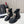 Chanel CC Combat Short Boots With Pearl Black in Calfskin 597894