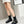 Chanel Chain Sock Ankle Boots Black Wool Flyknit 597917