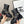 Chanel Chain Sock Ankle Boots Black Calfskin 597914