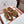 HM Oran Sandal Camel Brown Wool Velvet 598195