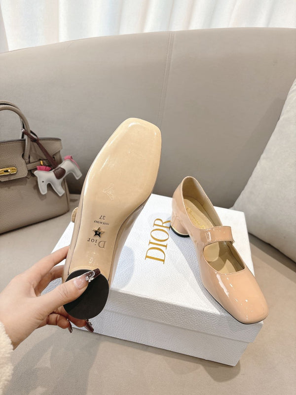 CD Mary Jane High Heels 40 Beige in Patent leather 598180