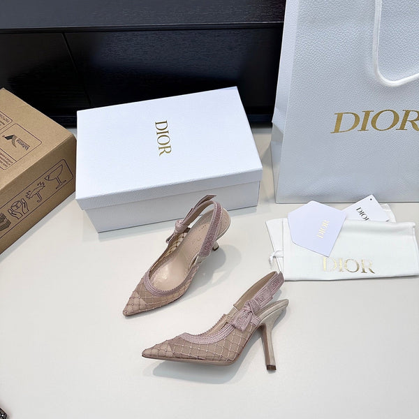 Dior J'Adior Slingback High-Heel 65 Pink in Sheepskin 598142