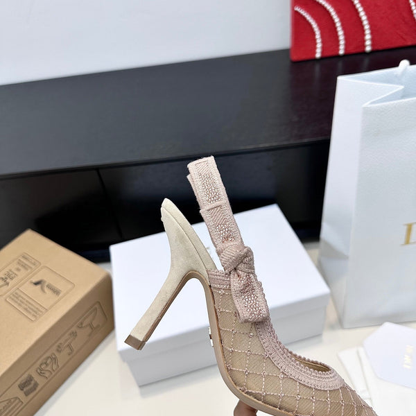 Dior J'Adior Slingback High-Heel 65 Pink in Sheepskin 598142