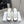 CD 25SS D-Attitude Wedge Sandals 90 White in Cowhide 598107