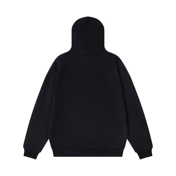 LV Alloy Logo Hooded Zip-Up Jacket 493326