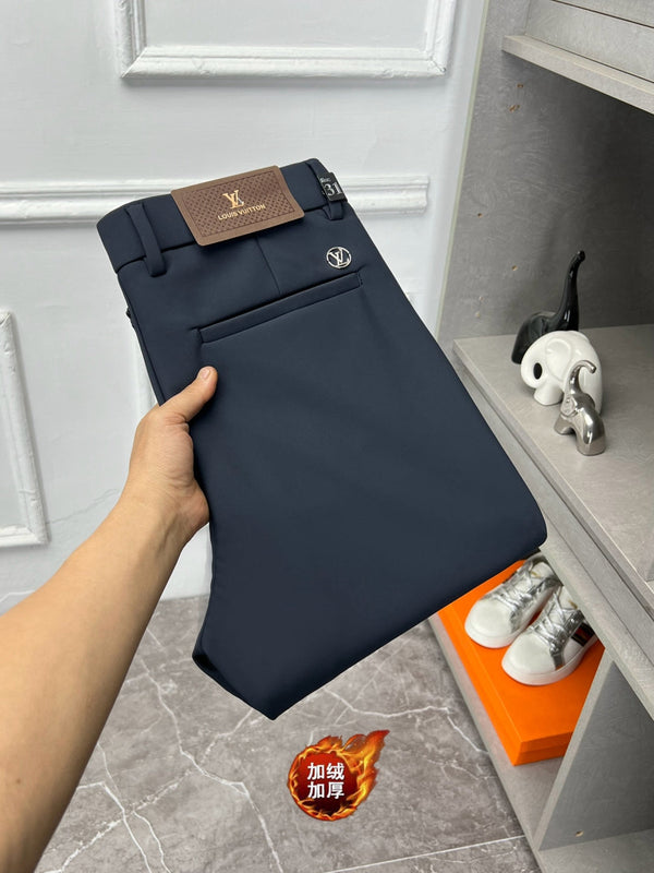 LV Fleece-Lined Thickened Pants 492712
