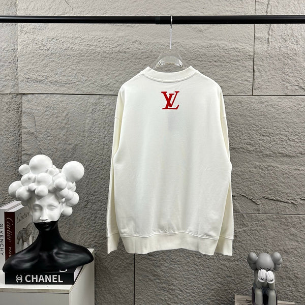 LV Long-Sleeve Crew Neck Sweatshirt 492271