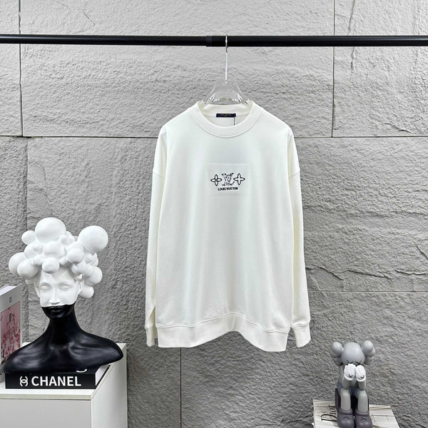 LV Long-Sleeve Crew Neck Sweatshirt 492265