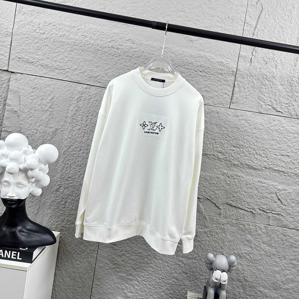 LV Long-Sleeve Crew Neck Sweatshirt 492265