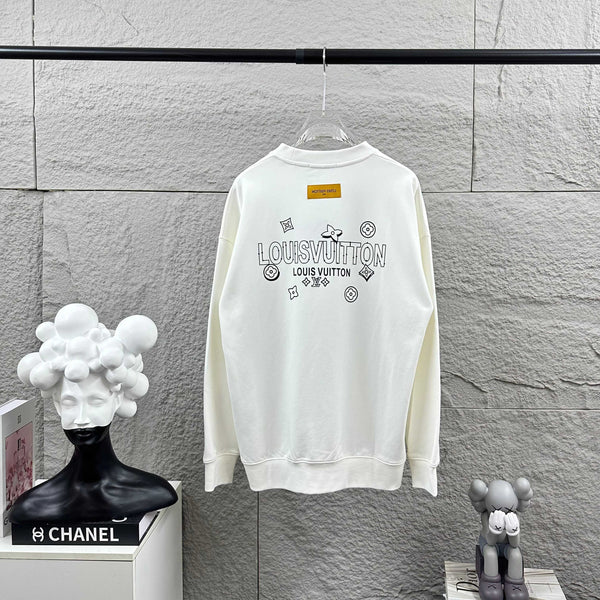 LV Long-Sleeve Crew Neck Sweatshirt 492265