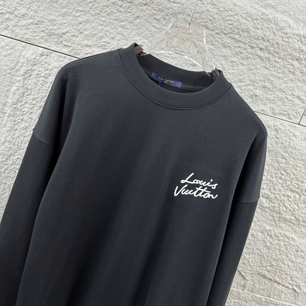 LV Long-Sleeve Crew Neck Sweatshirt 492263