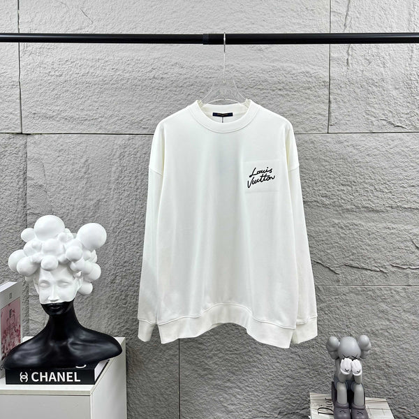 LV Long-Sleeve Crew Neck Sweatshirt 492261