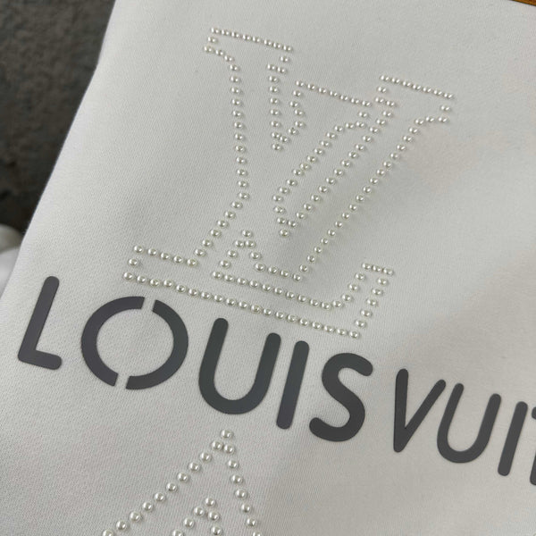 LV Long-Sleeve Crew Neck Sweatshirt 492253