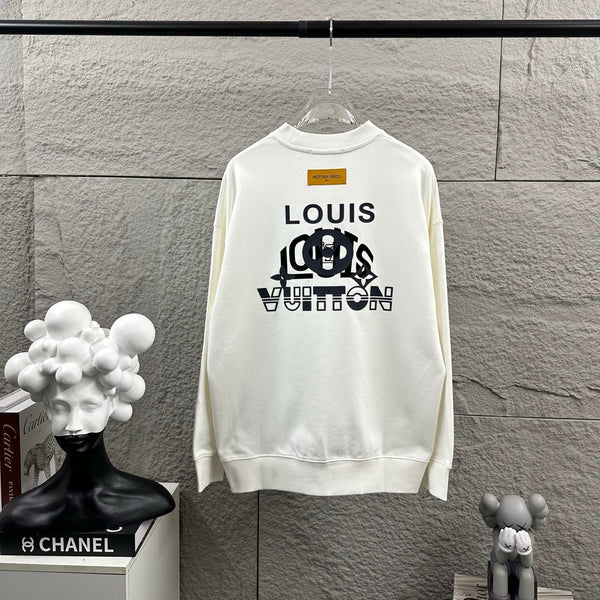 LV Long-Sleeve Crew Neck Sweatshirt 492245