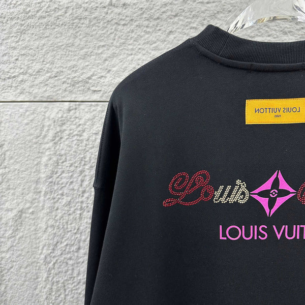 LV Long-Sleeve Crew Neck Sweatshirt 492243