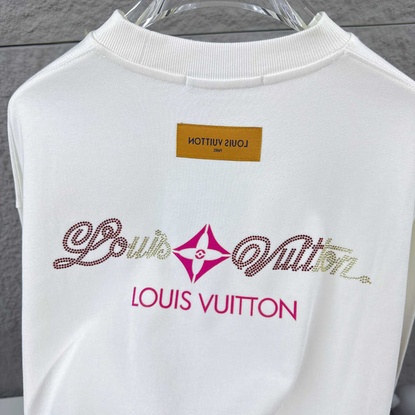 LV Long-Sleeve Crew Neck Sweatshirt 492241