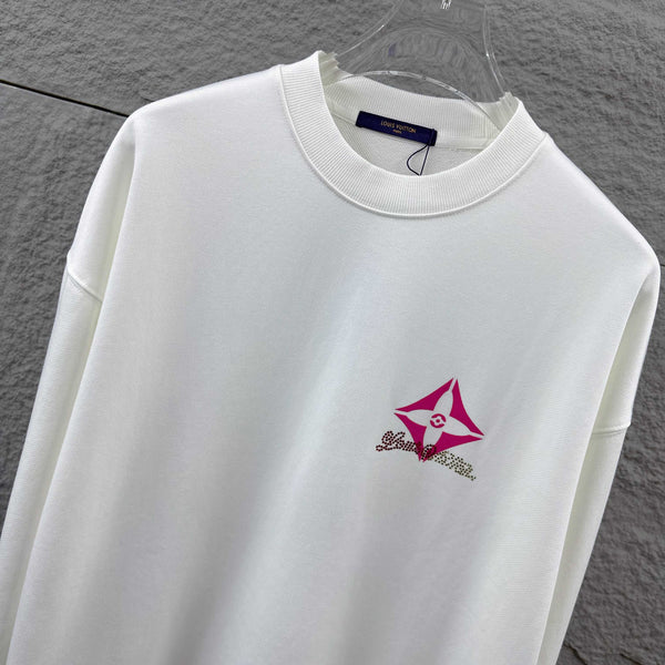 LV Long-Sleeve Crew Neck Sweatshirt 492241