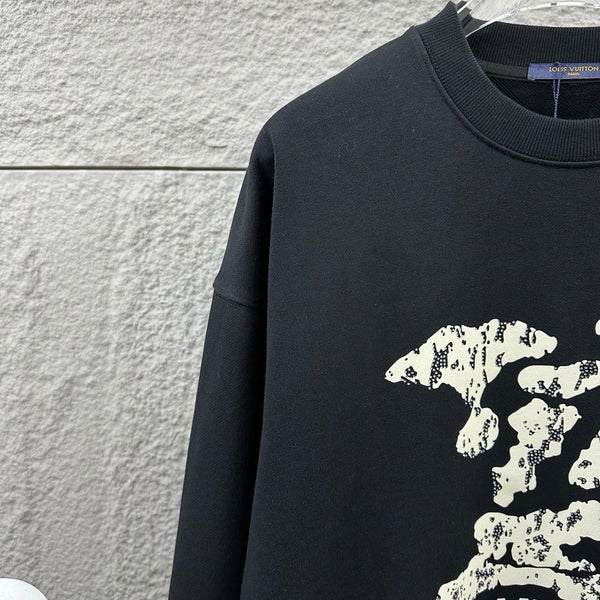 LV Long-Sleeve Crew Neck Sweatshirt 492239