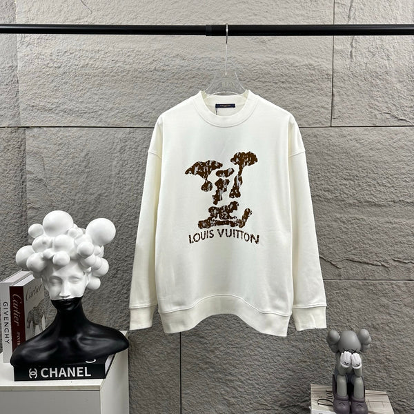 LV Long-Sleeve Crew Neck Sweatshirt 492237