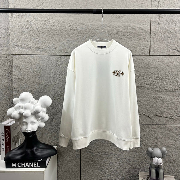 LV Long-Sleeve Crew Neck Sweatshirt 492231