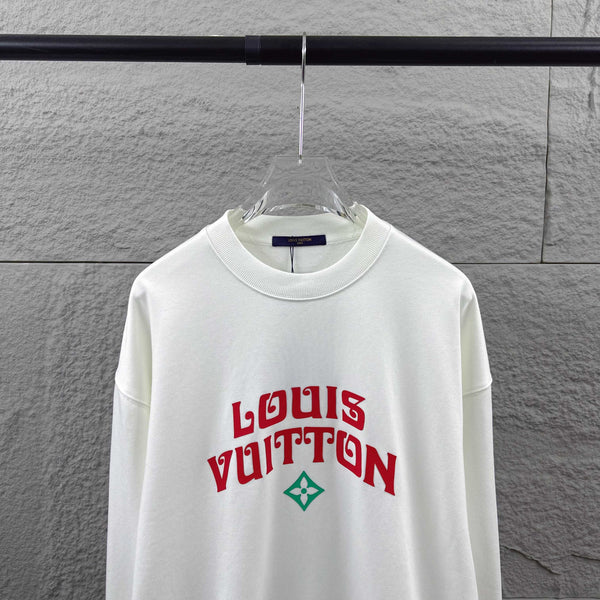 LV Long-Sleeve Crew Neck Sweatshirt 492213