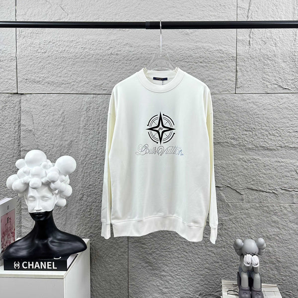 LV Long-Sleeve Crew Neck Sweatshirt 492209